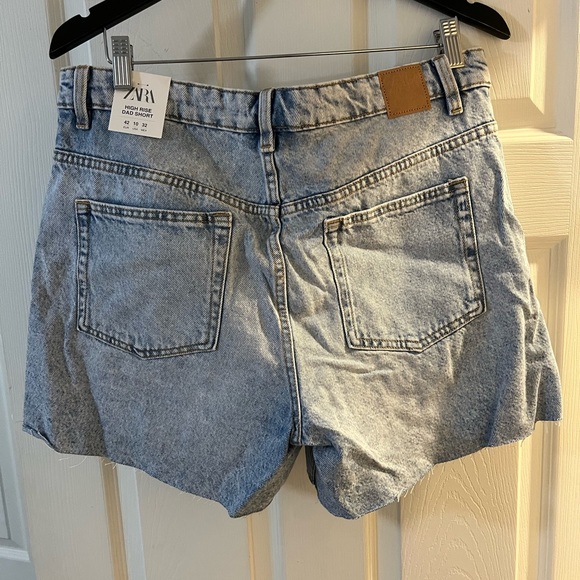 Zara High Rise Dad Short NWT - Picture 4 of 4